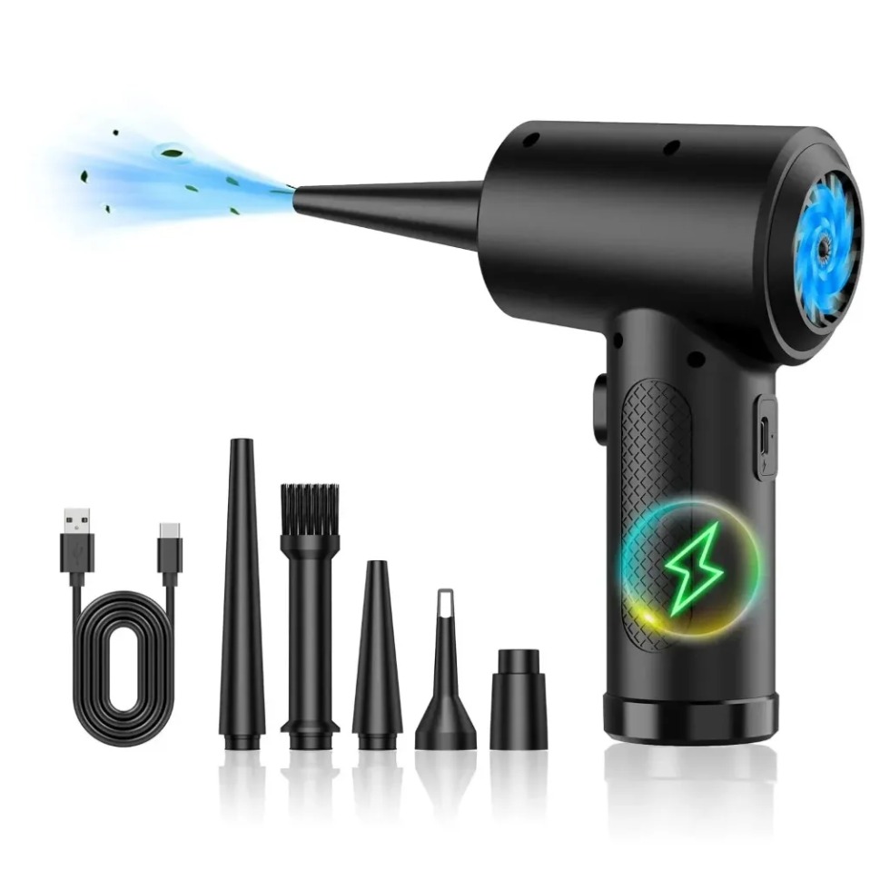 Dryer Car Blower - Беспроводной электрический пылесос-воздуходувка с LED-подсветкой для