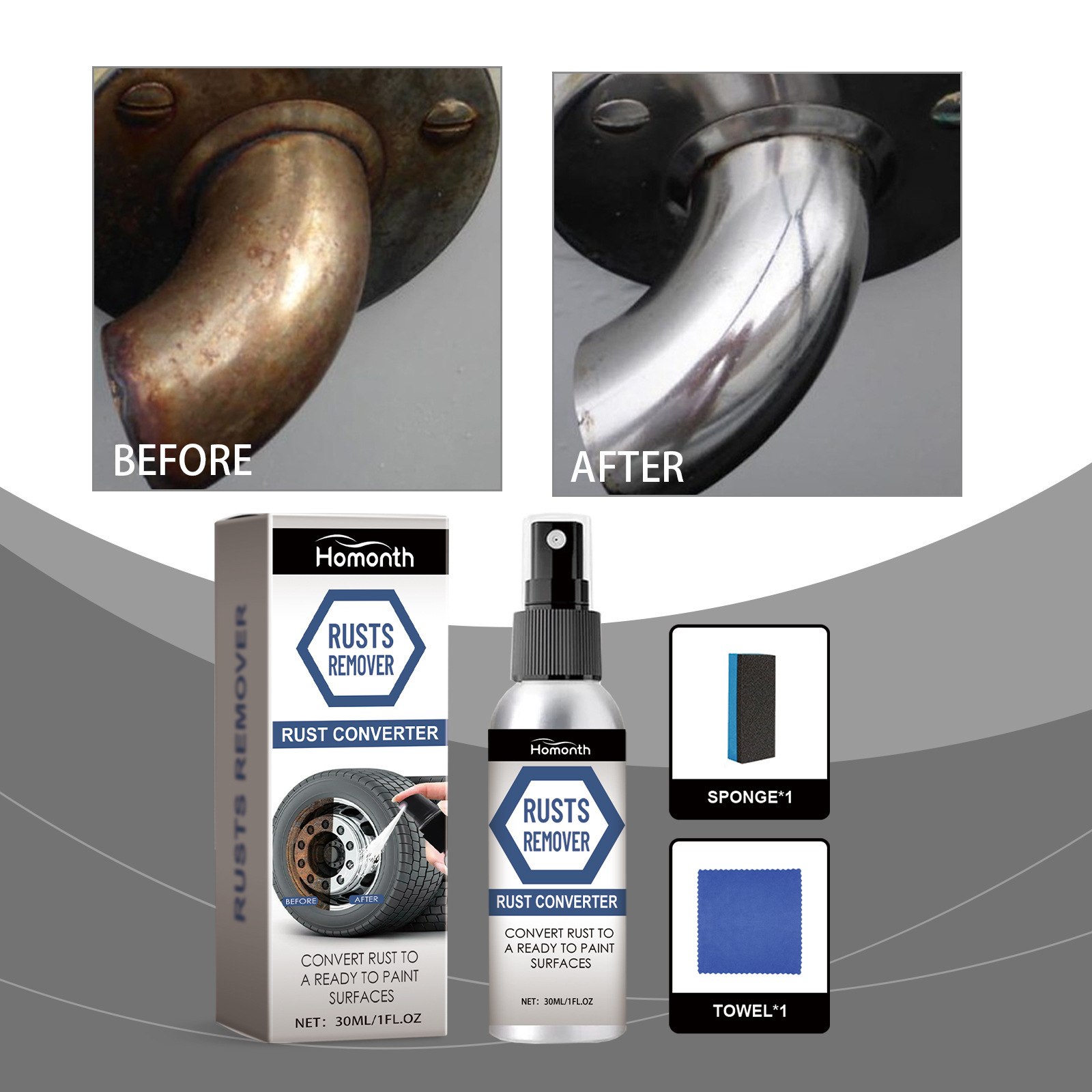 Спрей для удаления ржавчины с  – обзор и цена Wheel Cleaner Alloy